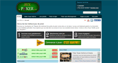 Desktop Screenshot of jeuxdepoker.net